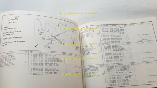 HONDA XL 500 S 1980 catalogo ricambi Enduro ORIGINALE Spare …
