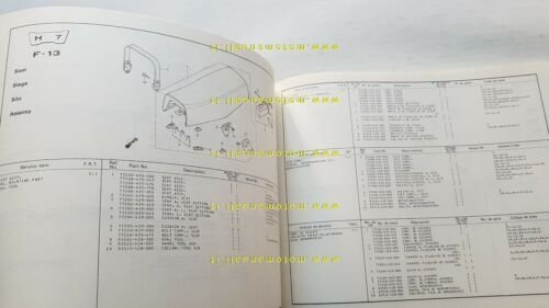 HONDA XL 500 S 1980 catalogo ricambi Enduro ORIGINALE Spare …