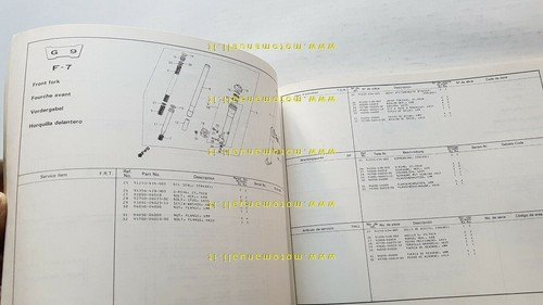 HONDA XL 500 S 1980 catalogo ricambi Enduro ORIGINALE Spare …