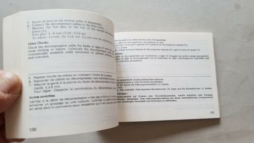 Honda XL 600 L 1983 manuale uso originale MOTO fahrer …