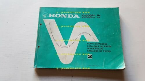 HONDA XL 600 R - L 1983 catalogo ricambi Enduro …
