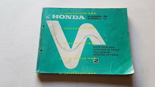HONDA XL 600 R - L 1983 catalogo ricambi Enduro …