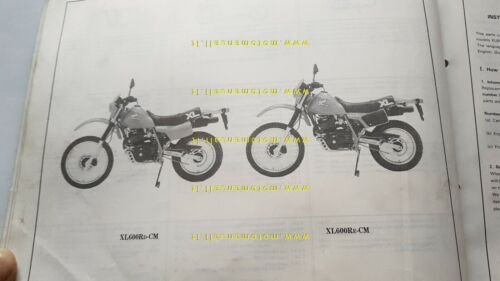 HONDA XL 600 R - L 1983 catalogo ricambi Enduro …