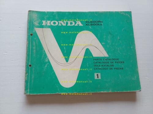 HONDA XL 600 R - XL 600 L 1983 catalogo …