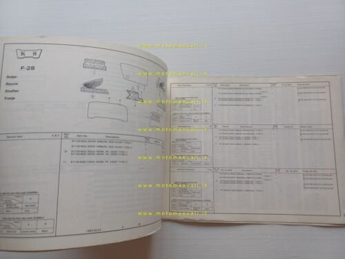 HONDA XL 600 R - XL 600 L 1983 catalogo …