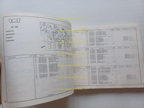 HONDA XL 600 R - XL 600 L 1983 catalogo …