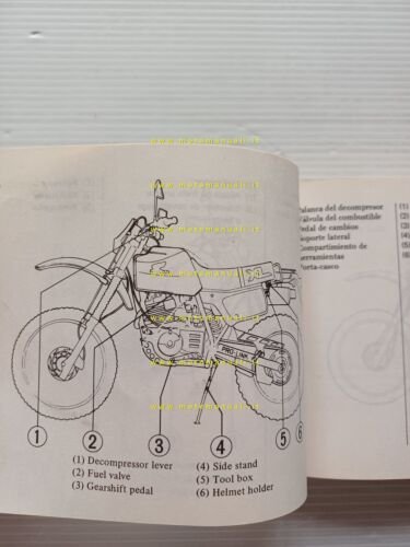 Honda XL 600 R - XL 600 L 1983 manuale …