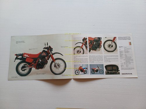 Honda XL 600 R 1985 depliant ITALIANO originale