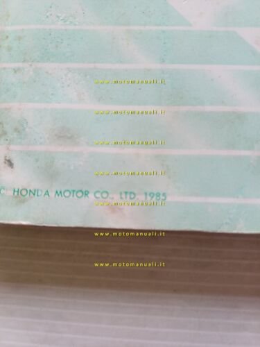 Honda XL 600 RM 1985 manuale uso manutenzione italiano originale