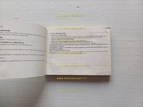 Honda XL 600 RM 1985 manuale uso manutenzione italiano originale