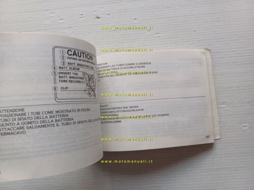 Honda XL 600 RM 1985 manuale uso manutenzione italiano originale