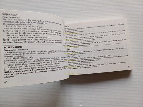 Honda XL 600 RM 1985 manuale uso manutenzione libretto istruzioni …