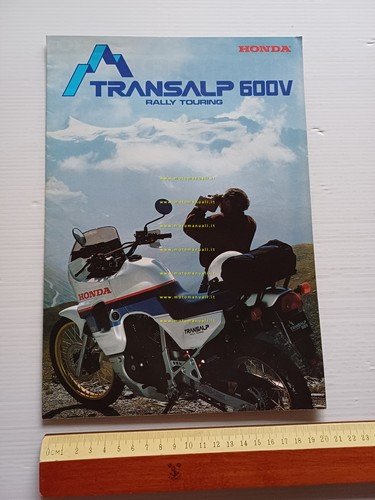 Honda XL 600 V Transalp 1986 depliant italiano originale moto …