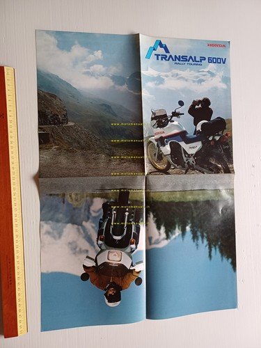 Honda XL 600 V Transalp 1986 depliant italiano originale moto …