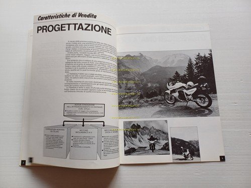 Honda XL 600 V Transalp 1986 presentazione rete vendita depliant …