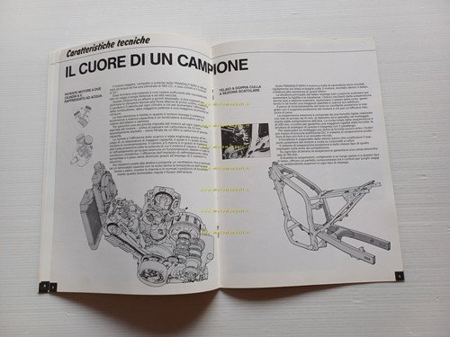 Honda XL 600 V Transalp 1986 presentazione rete vendita depliant …