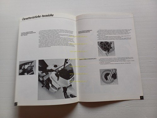 Honda XL 600 V Transalp 1986 presentazione rete vendita depliant …