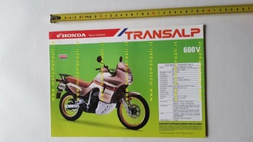 Honda XL 600 V Transalp 1987-88 depliant italiano originale moto …