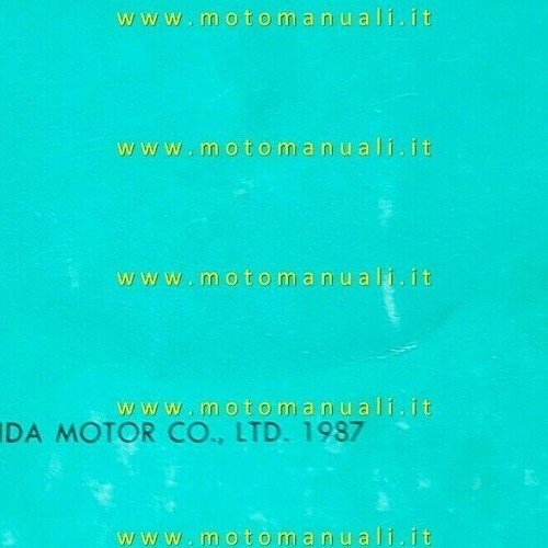 HONDA XL 600 V TRANSALP 1987 catalogo ricambi ORIGINALE Spare …