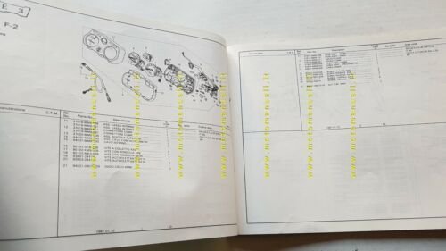 HONDA XL 600 V TRANSALP 1987 catalogo ricambi ORIGINALE Spare …