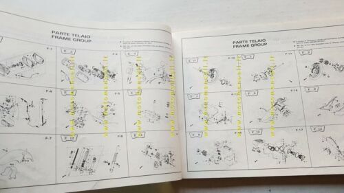 HONDA XL 600 V TRANSALP 1987 catalogo ricambi ORIGINALE Spare …
