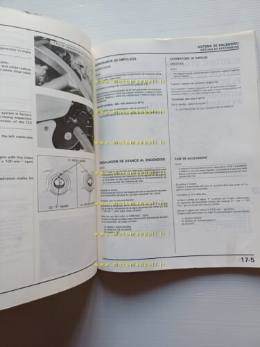 Honda XL 600 V Transalp 1987 manuale officina italiano originale