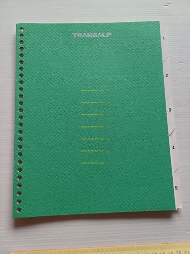 Honda XL 600 V Transalp 1987 presentazione cartella stampa italiano …