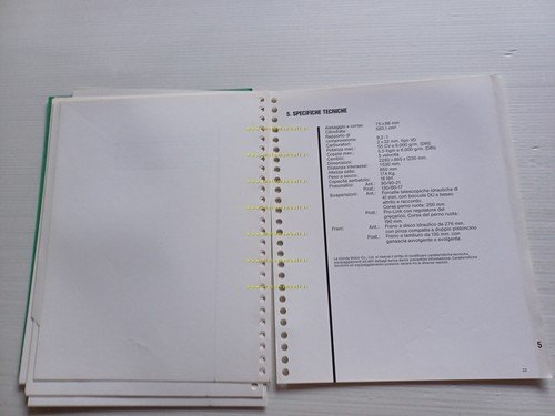 Honda XL 600 V Transalp 1987 presentazione cartella stampa italiano …