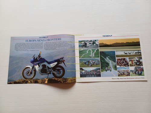 Honda XL 600 V Transalp 1989 depliant italiano originale moto …