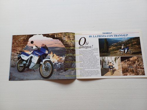 Honda XL 600 V Transalp 1989 depliant italiano originale moto …