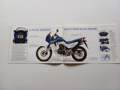 Honda XL 600 V Transalp 1989 depliant italiano originale moto …