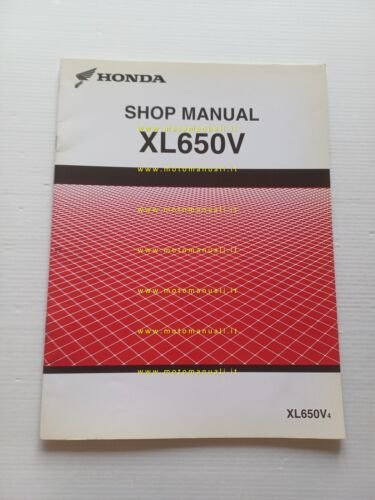 Honda XL 650V Transalp 2003 aggiornamento SUPPLEMENTO manuale officina originale
