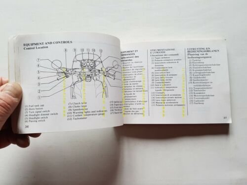 HONDA XLV 600 Transalp 1986 manuale uso manutenzione ITALIANO moto …
