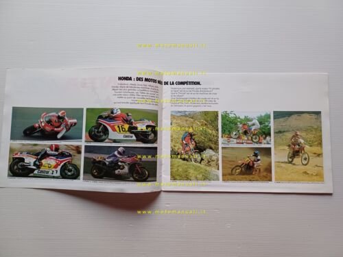 Honda XLV 750 + produzione modelli 1983 depliant francese originale