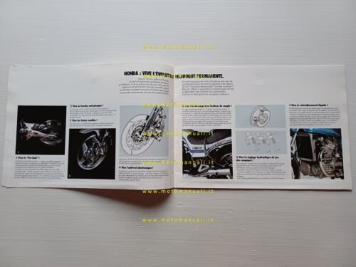 Honda XLV 750 + produzione modelli 1983 depliant francese originale