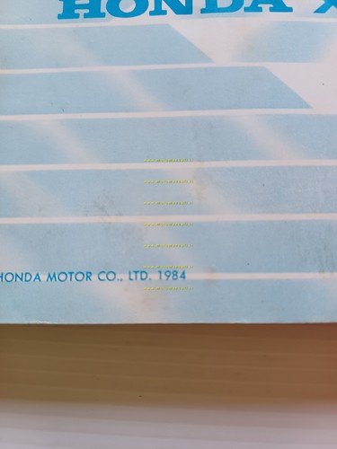 Honda XLV 750 R 1984-85 manuale uso libretto istruzioni ITALIANO …