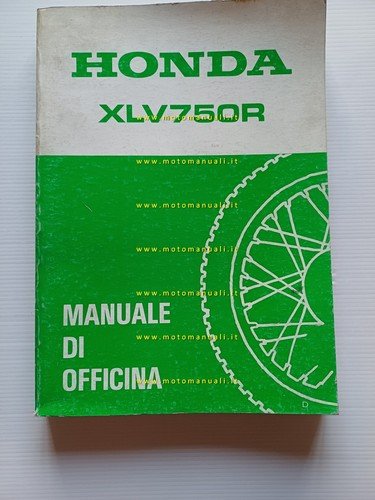 Honda XLV 750 R 1984 manuale officina italiano originale