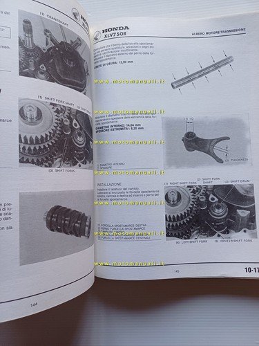 Honda XLV 750 R 1984 manuale officina italiano originale
