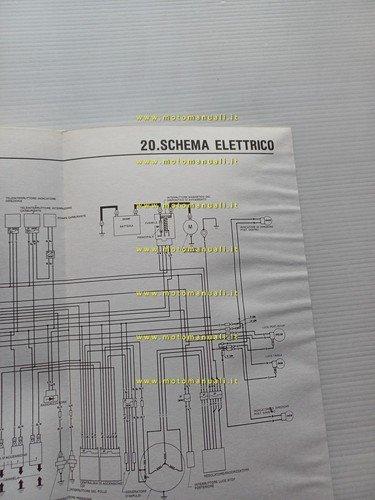 Honda XLV 750 R 1984 manuale officina italiano originale