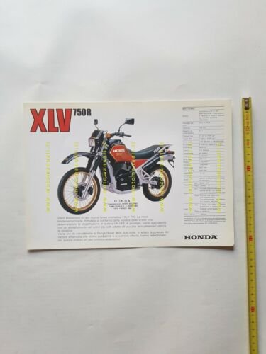 Honda XLV 750 R 1985 depliant ITALIANO moto originale