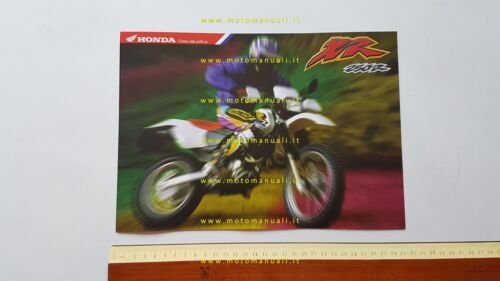 Honda XR 250 R 1997 depliant inglese originale