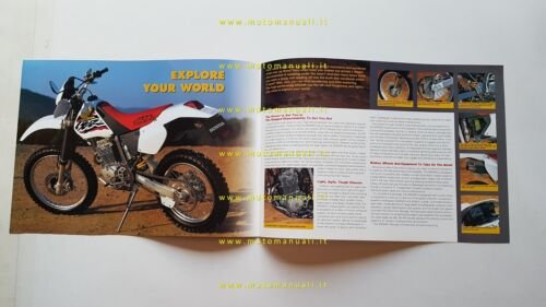 Honda XR 250 R 1997 depliant inglese originale
