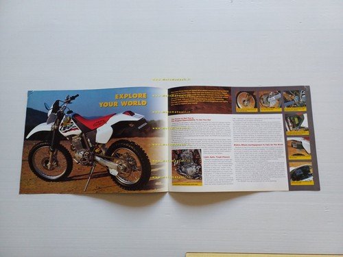Honda XR 250 R 1997 depliant inglese originale