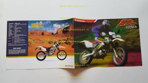 Honda XR 250 R 1997 depliant inglese originale