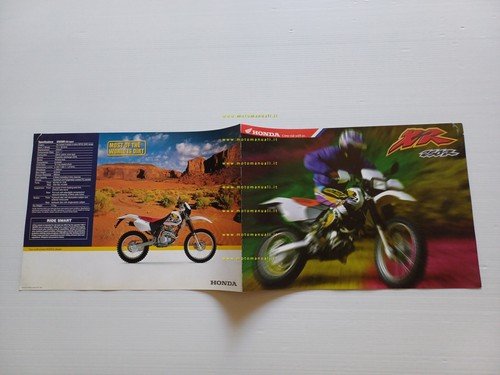 Honda XR 250 R 1997 depliant inglese originale
