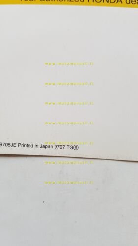 Honda XR 250 R 1997 depliant inglese originale