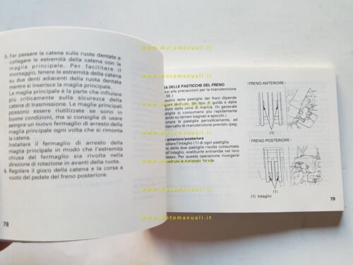 Honda XR 400 R 1995 manuale uso manutenzione italiano originale