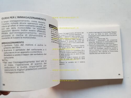 Honda XR 400 R 1995 manuale uso manutenzione italiano originale