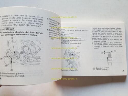 Honda XR 400 R 1995 manuale uso manutenzione italiano originale