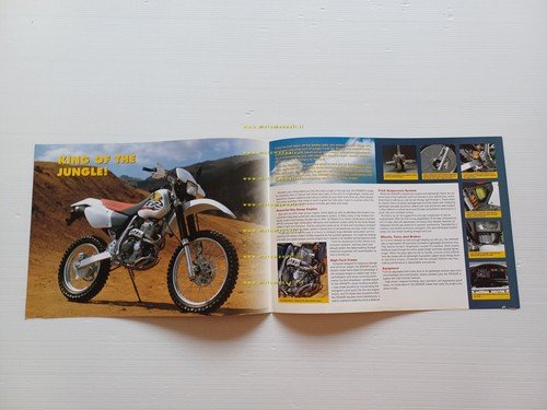 Honda XR 400 R 1997 depliant inglese originale